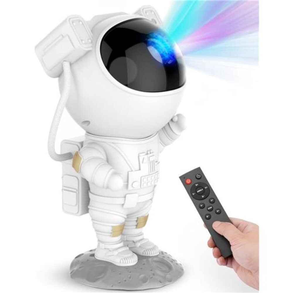 New Star Projector Galaxy Night Light - Astronaut Space Projector, Starry Nebula